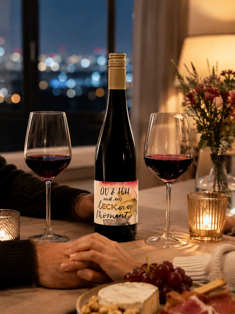 Du & ich und ein lECKerer Moment - Rotwein trocken